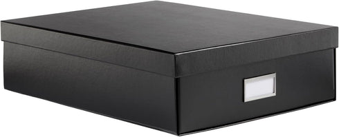 Oxford Keepsake Box, Large Protective Storage Organizer for Home and Office, Photo and Souvenir Storage Box (16" x 12"