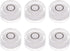 HARFINGTON 4pcs Round Bubble Level 15x6mm Mini Circular Bullseye Spirit Levels for Leveling Camera Tripod Telescope