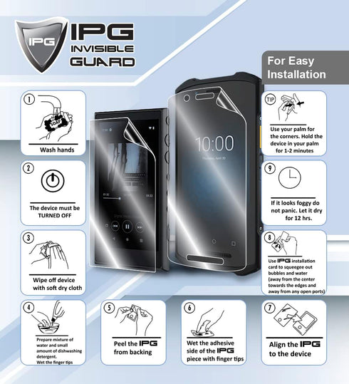 IPG Hydrogel Invisible Ultra HD Clear Film Screen Protector for Allen Bradley PanelView Plus 6 400 (6 Units) - Anti