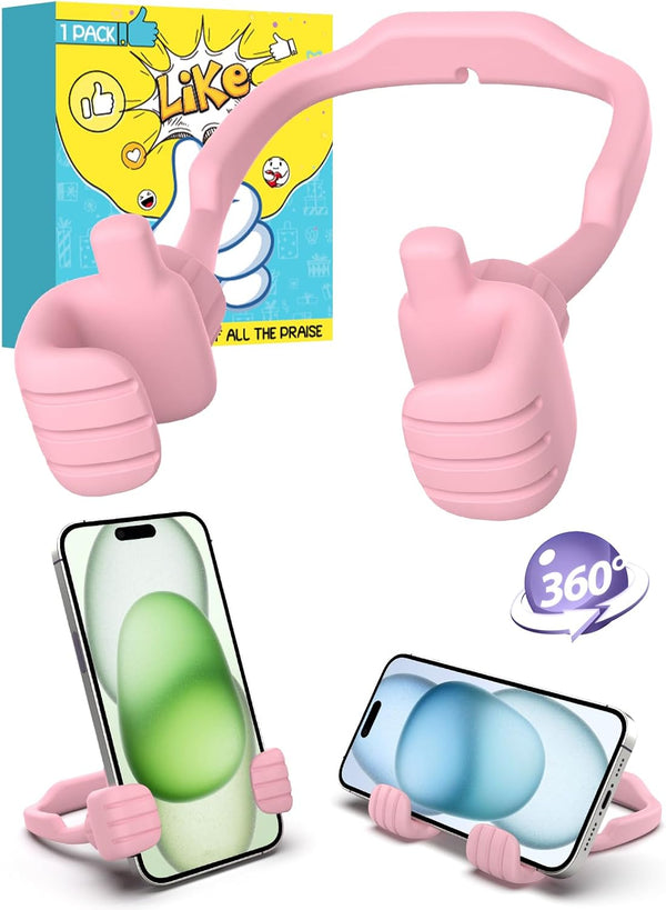 Stocking Stuffers for Teens and Adults: Thumbs Up Lazy Phone Stand Holder Gadgets for Christmas Gifts