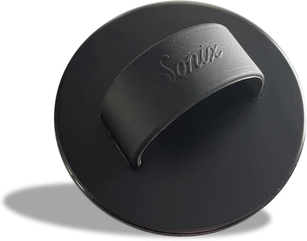 Sonix Magnetic Phone Grip, Removable Silicone Ring Loop Holder Compatible with MagSafe (Matte Black)