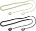 2PCS Silicone Anti-Loss Straps, Soft Neck Rope Cord Sport Lanyard 40cm Length for Samsung Galaxy Buds 2 (Black & Green)