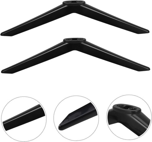 Cabilock 1pair Tv Stand Legs Screws Tabletop Mount for LCD Led Televisions Secure Sleek Design for Easy Placement