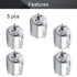 5Pcs 5.5V 6500RPM 0.08A Fielect DC Motor Micro Motor Mini Motor Electric Motor Round Shaft for RC Boat DIY Airplane