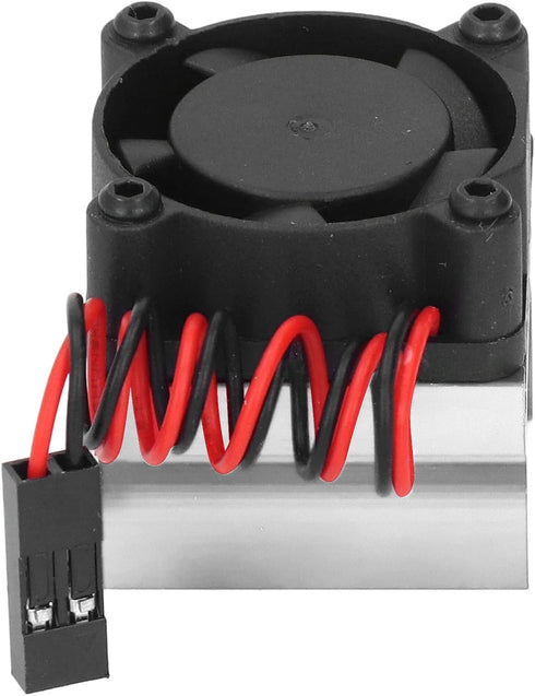 1/18 VGEBY RC Motor Cooling Fan, Efficient Heat Dissipation Compact Design Scale Heatsink Accessory for RC Enthusiasts