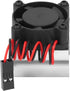 1/18 VGEBY RC Motor Cooling Fan, Efficient Heat Dissipation Compact Design Scale Heatsink Accessory for RC Enthusiasts