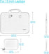 Hseok Elastic Laptop Case, 12.9-13 inch Sleeve Handbag with Small Case for MacBook Air/Pro, iPad Pro, XPS13 - P02K01
