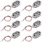 uxcell 1W 8 Ohm Mini DIY Magnetic Speaker Replacement, Loudspeaker for Electronics, 8pcs
