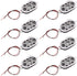 uxcell 1W 8 Ohm Mini DIY Magnetic Speaker Replacement, Loudspeaker for Electronics, 8pcs