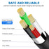 2-Pack 6ft Mini USB Cable 90 Degree for Garmin Nuvi, Canon DSLR, Dash Cam, SatNav, Camcorders - Right Angle Charger