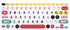 HRH Ultra Thin Silicone Keyboard Cover for Logitech K380 Multi-Device Bluetooth Keyboard, Creative Rainbow Font