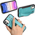 TOOVREN iPhone 11 Wallet Lanyard Case, Protective Cover with PU Leather Card Holder, Adjustable Detachable Strap