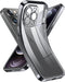 Supdeal Crystal Clear iPhone 12 Pro Max Case, Black Transparent Shockproof, Military Grade Drop Tested, Camera