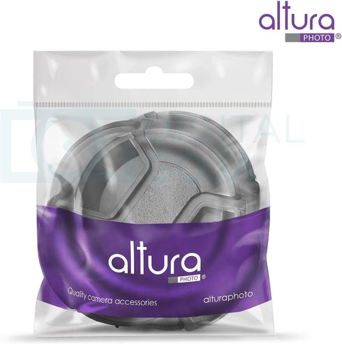 Altura Photo 55mm Lens Cap - 2 Pack for Nikon D3400, D3500, D5500, D5600 with AF-P DX NIKKOR