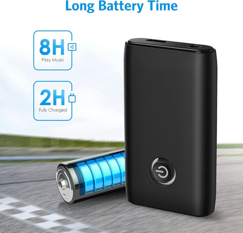 Aux Bluetooth Adapter for Car, Bluetooth 5.0 Transmitter Receiver, Portable Wireless Audio Receiver