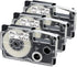 XR-9X Label Tape Replacement for Casio 3/8" 9mm Black on Clear - Compatible with KL-120, KL-60, 3-Pack