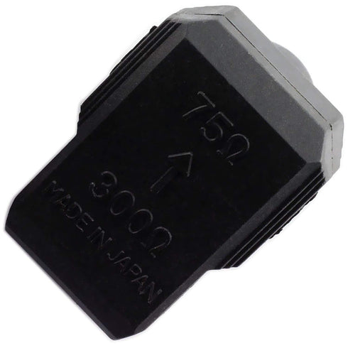 E-outstanding 2PCS 300 75 Antenna Matching Transformer Connector Ohm to Ohm Quick Push-On Plug UHF VHF FM Converter