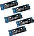 Hosyond 5 Pcs 0.91 Inch I2C OLED Display Module IIC OLED Screen DC