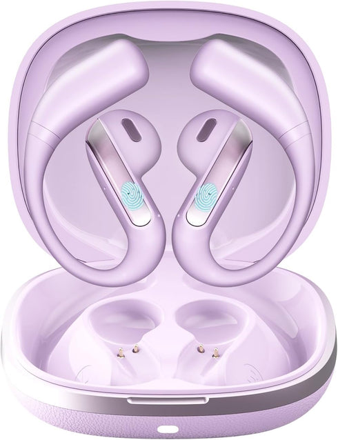 Piluyaa Open Ear Bluetooth 5.3 Earbuds, Wireless Headphones Sport Over Earphones Built-in