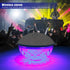 Floating Pool Speakers with Colorful Lights, Bluetooth Wireless, IPX7 Waterproof, Built-in Mic, Crystal Clear Sound