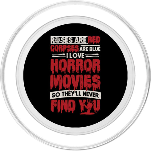 PopSockets PopGrip for MagSafe - Scary Horror Movie I Love Horror Movies