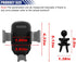 LAINLOY Firmly Car Phone Holder Mount, Auto Air Vent Hands-Free Cell Phone Holder, Grip and Never Slip, Universal Phone
