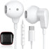 USB C Headphone for iPhone 15 Pro Max Plus, Galaxy S24, S23, S22, S21, S20, A53, A54, Samsung Flip, USB Type C Earphone