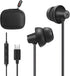 Samsung S22 USB C Headphones, Wired Type C Earbuds with Microphone, Noise-Isolating for Galaxy S21 FE, A53, Flip 4,