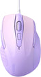 TECKNET USB Wired Mouse, 6-Button Corded Mouse with 4 Adjustable DPI, Ergonomic Design, 5FT Cord for Laptop, PC