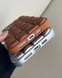Ginkgonut Compatible with iPhone 13 Pro Max Case for Women/Girls, Cute 3D Laid Design Soft Silicone Shockproof Raised