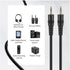TNP 2.5mm Audio Cable (3FT) - Male to Male Subminiature Stereo Headset with Gold Plated Connector Wire Cord