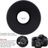 Lens Hood for Nikon Canon Pentax Sony, Anti-Glass Anti-Reflective Silicone Rubber Collapsible Hood (50mm)