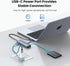 UGREEN USB to Ethernet Adapter, 5 in 1 USB Hub with Gigabit RJ45, USB-C 3.2, USB-A 3.2/2.0 for Laptop