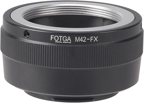 FocusFoto M42-FX Adapter for M42 42mm Screw Mount Lens Compatiable with Fujifilm Fuji