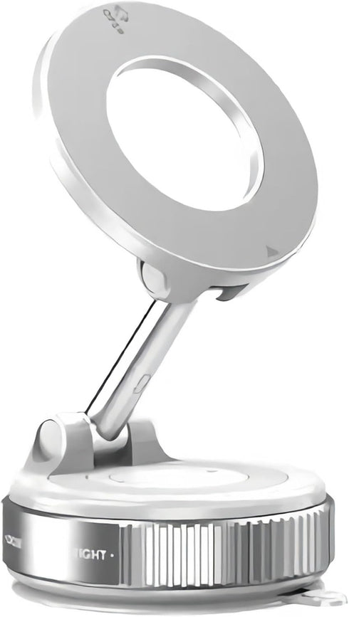 F&N Trading Inc F&N Magnetic Car Phone Mount with Suction Cup 360 Adjustable Holder for