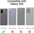 JETech Heavy Shockproof Case for Samsung Galaxy S20 - Dual Layer Rugged Protective Phone Cover (Black)