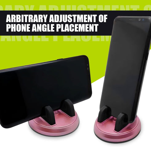 1 PC Car Dashboard Mobile Phone Holder, 360° Rotatable Non-Slip Center Console Holder for iPhone Smartphones