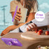 Wisdompro Glitter Case for iPhone 11, Purple, with Ring Holder Kickstand for Women Girls