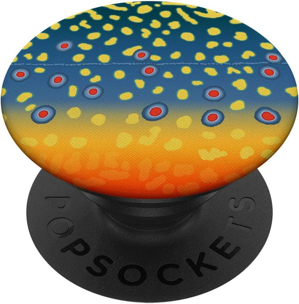 Brook Trout Fly Fishing Pattern PopSockets Swappable PopGrip