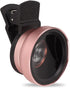 2 in 1 Cell Phone Lens Kit, Professional 0.45X Wide Angle 12.5X Macro Phone Camera Lens with Clip, Detachable HD Lens