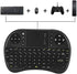 Cuifati Mini Keyboard Touch Keyboard, 2.4GHz 83 Keys Multifunction Ergonomical Mouse Remote Mini Keyboard