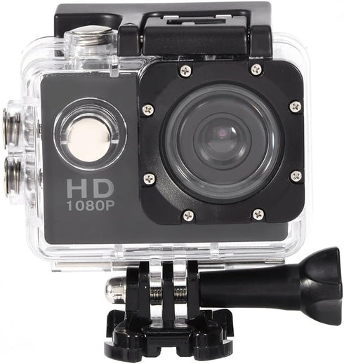 Mugast 4K Waterproof Action Camera, 30m Outdoor Sports Video Camera with 1080P Full LCD Mini Camcorder, 900mAh