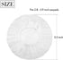 200 Pieces Disposable Non-Woven Earpad Covers for Headphones - Sanitary Headphone Ear Cover (White, M, 8 cm/3.1 Inch)