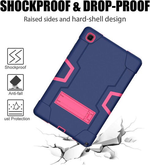 Slim Heavy Duty Case for Samsung Galaxy Tab A7 10.4 2022, Protective Kickstand Case for 10.4 inch 2020 2022