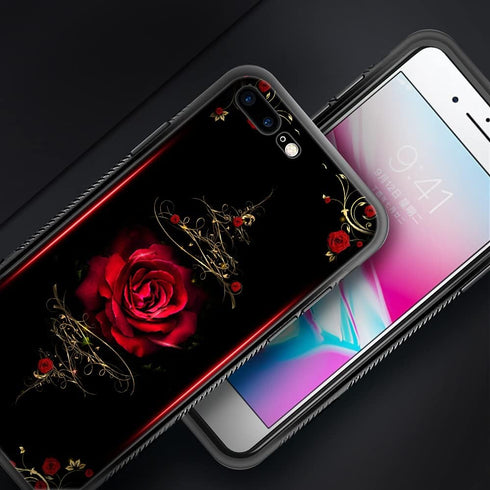 Compatible with iPhone SE 2022 Case, Non-Slip Soft TPU Protective Cover, Hard PC Back, Pattern Design,