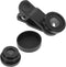 TEHAUX 1set Phone Camera Lens Macro Wide Angle Fisheye Lens Kit for Mobile