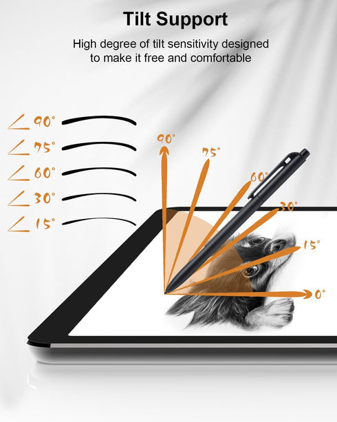 EMR Stylus for Remarkable 2 Pen with Eraser, Replacement Digital Pen with 4096 Pressure Level and 2 Tips