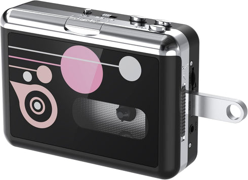 Mersoco Portable Cassette Tape Player, USB Cassette to MP3 Converter, Audio Music