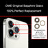 ASDAWN Back Camera Lens Glass Replacement for iPhone 13 Pro and 13 Pro Max with Installation Manual & Repair Tool Kit