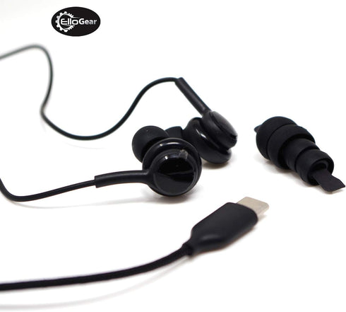 Earbuds Stereo Headphones for Samsung Galaxy Note 10, Note 10+, Galaxy S10, S9 Plus, DJ Tuned with Microphone and